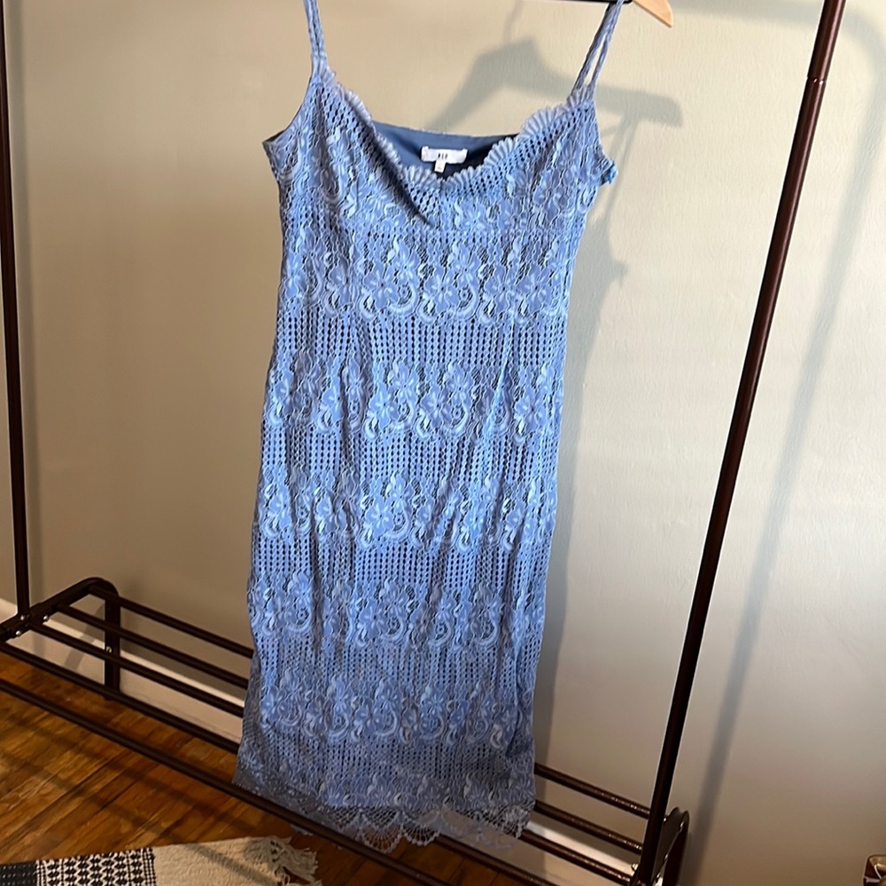 Beautiful Baby Blue Lace Dress